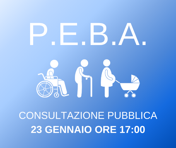 P.E.B.A. consultazione pubblica