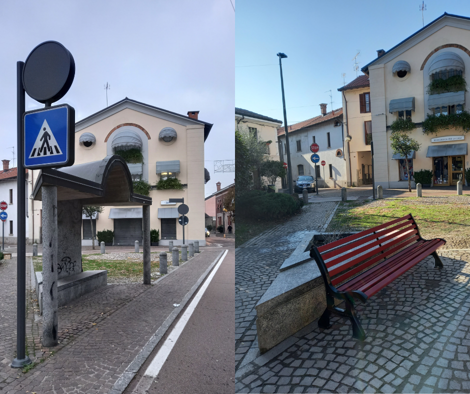 Lavori di riqualificazione di una porzione di Piazza Matteotti