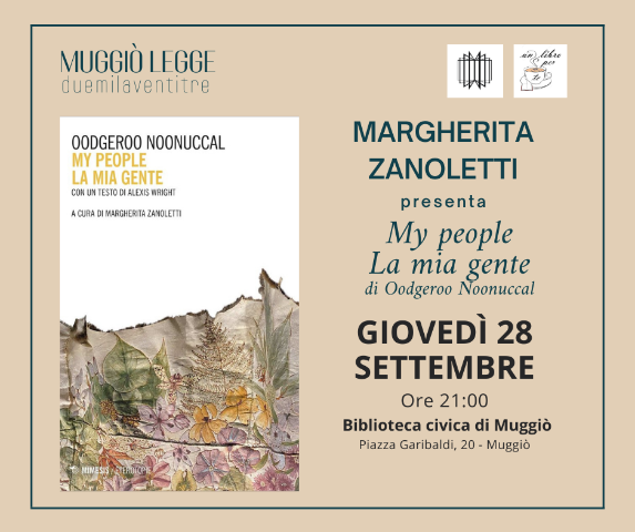 Muggiò Legge - Margherita Zanoletti presenta "My people. La mia gente"