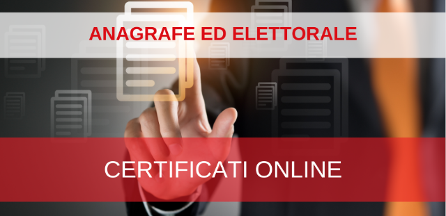 Anagrafe ed elettorale: certificati online