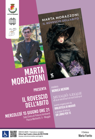 Marta Morazzoni presenta il suo libro "Il rovescio dell'abito" - nuova data: 15 giugno 2022